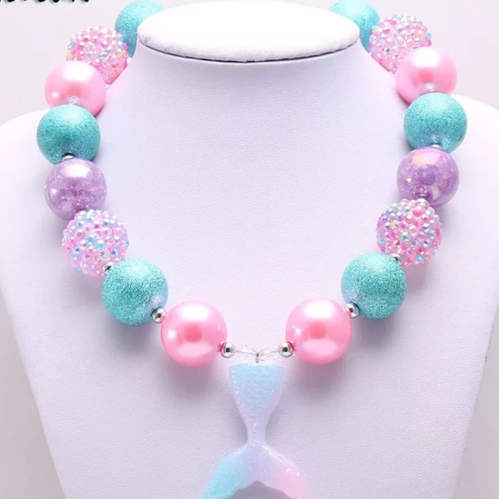 Gorgeous Chunky Mermaid Necklace (Toddler)